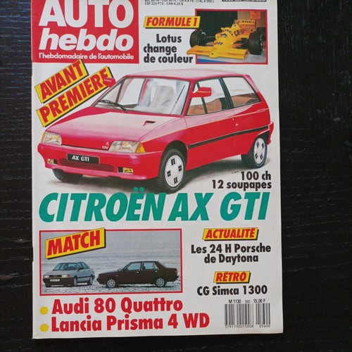 Auto hebdo 560 gti 1300 - auto,