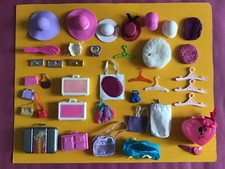 LOT ACCESSOIRES SACS CHAPEAU BARBIE POUPÉE MANNEQUIN