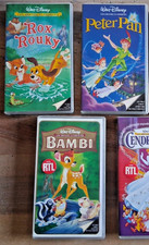 Lot de 5 cassettes vidéo Walt