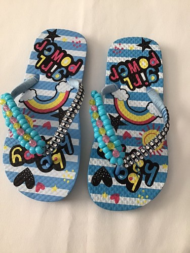 Girls flip flops happy - flip,