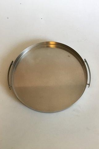 Plat service rond acier - service, en