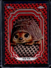 2024 Topps Chrome Disney Tuk Red and Black Refractor #/28
