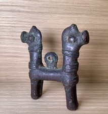 Ancient Luristan Bronze Two Headed Horse