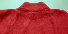 pull en laine  homme, rouge