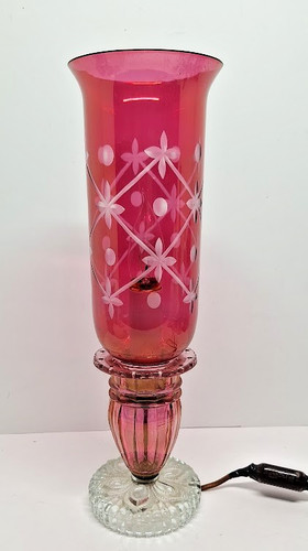Vintage flash cranberry - vintage, glass