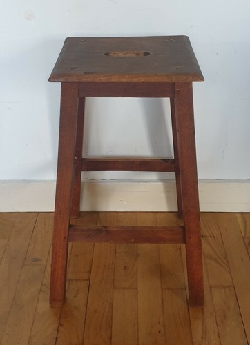Ancien tabouret atelier - tabouret,