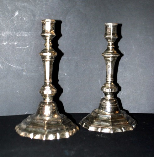 Lot bougeoirs anciens paire - lot,