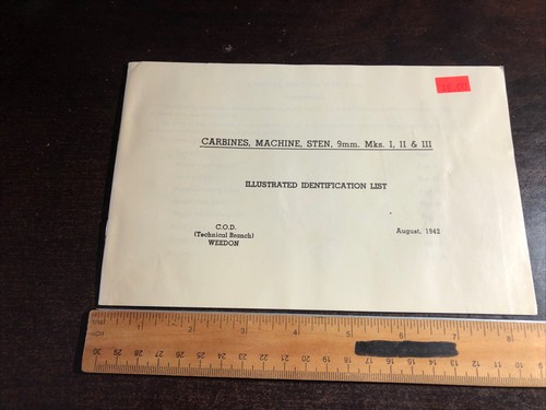 Carbines machine sten - machine, 9mm
