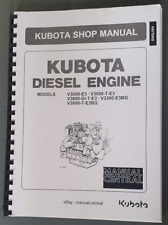 KUBOTA DIESEL ENGINES - V3600-E3 V3600-T-E3 V3800-DI-T-E3 V3300-E3BG V3600-T-E3B