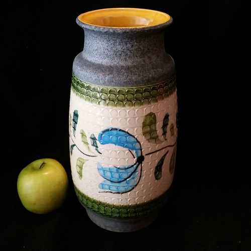 Magnifique vase peint main