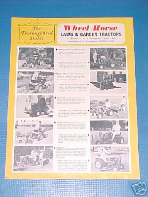 Wheel horse tractor the - wheel,