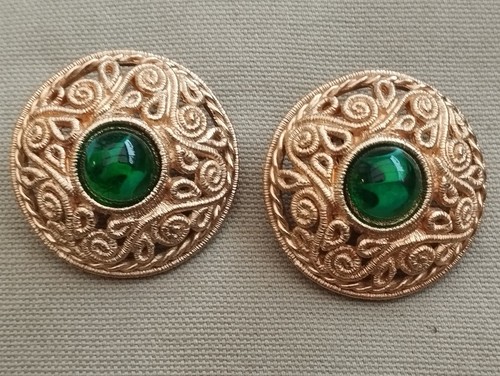 Boucles oreille metal doré - boucles, d'oreille