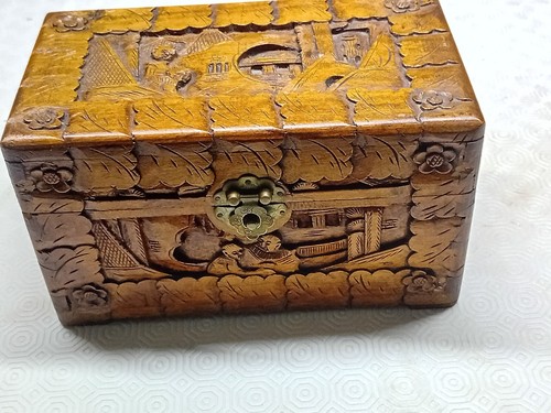 Rare coffre chinois bois - coffre, en