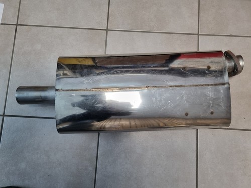 Silencieux inox intermédiaire - silencieux,