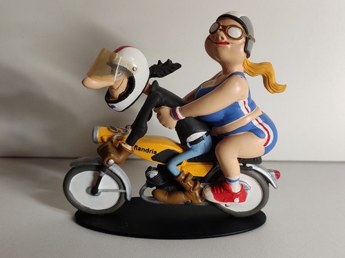 Figurine moto résine - figurine, en