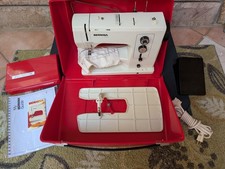 BERNINA 830 RECORD SEWING MACHINE COMPLETE SET W/ ACCESSORIES & CASE SERVICED A+