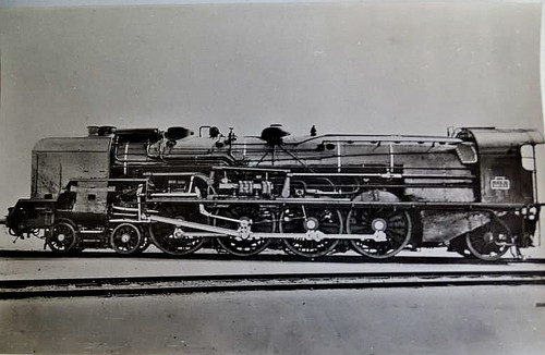 Carte photo cpa train - carte,