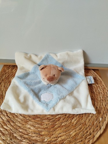 Doudou plat ours - , beige
