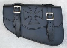 Sacoche laterale Cuir Croix de