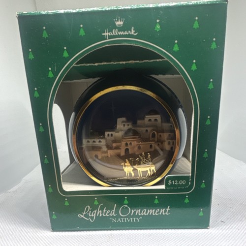 Hallmark lighted nativity - hallmark,