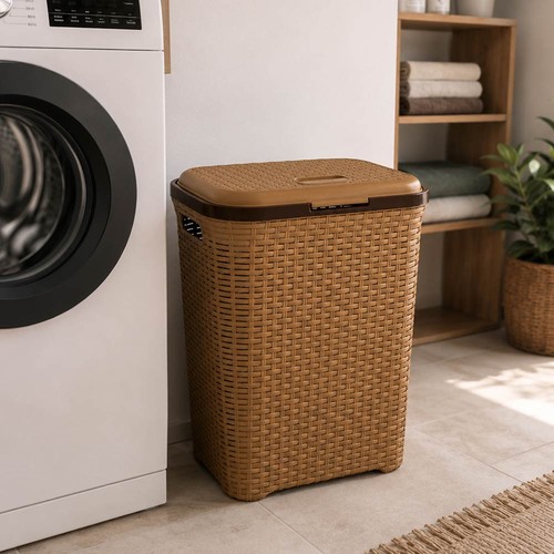 Panier linge plastique - linge,