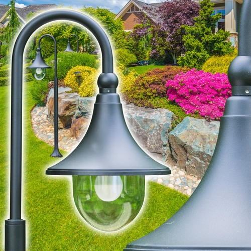 Lampadaire lanterne jardin - lampadaire, de
