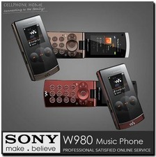 Sony Ericsson W980 Mobile Phone Bluetooth Unlocked Original 3G W980i 3.15MP