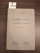 LE BON USAGE, GRAMMAIRE FRANÇAISE, MAURICE GREVISSE, LIBRO EN FRANCES 1959