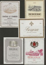 Etiquettes vin Bergerac -
