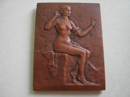 Rare plaque bronze - bronze,