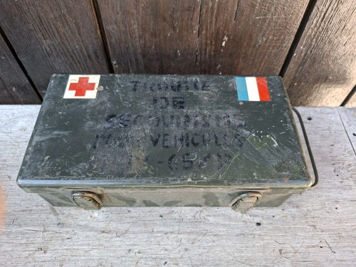Caisse jeep first aid - caisse, armee