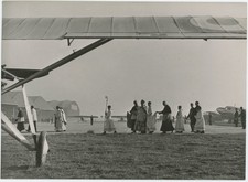 Salon de l'École de l'Air. Promotion Baptism 1940-1942. Plane. Aviation.