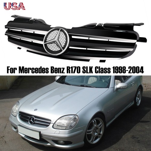 Black front bumper grill - black,