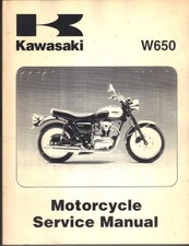 KAWASAKI W650.EJ650 A1,A2,A3,C3 1999-2001 ORIGINAL FACTORY WORKSHOP MANUAL