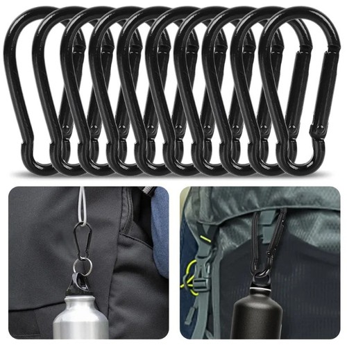 Aluminum carabiner clip - aluminum,