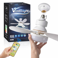 Ventilateur plafond E27