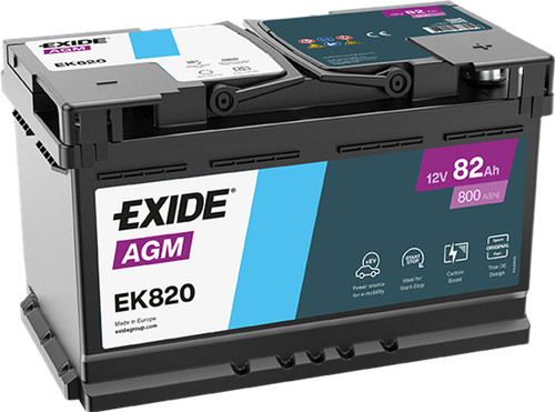 Batterie exide ek820 agm - ek820,