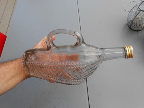 Ancienne bouteille verre - verre, &