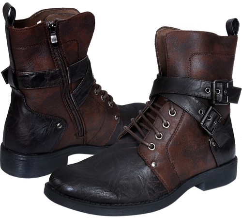Bottes cheville punk rock goth - bottes,