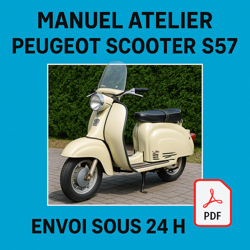 Manuel atelier peugeot scooter - manuel,