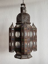 OLD MOROCCAN LANTERN EARLY 20TH CENTURY EASTERN SUSPENSION