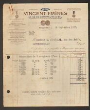 HAGUENAU (67) WATER METER FACTORY "VINCENT Freres" in 1937