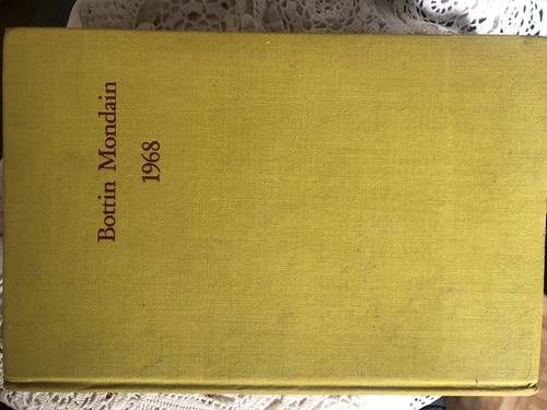 Bottin mondain 1968 - bottin,