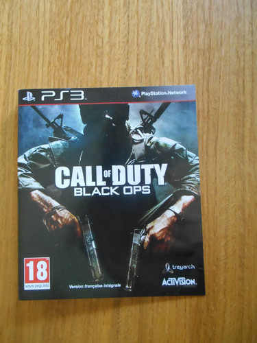 Jaquette call duty black - jaquette, of