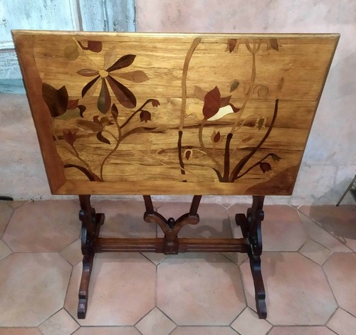 Belle table vigneron signé - table,