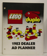 Rare Vintage Lego Duplo 1983  Dealer AD Planner Catalog
