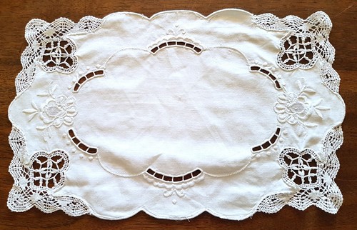 Napperon ancien coton - ancien,