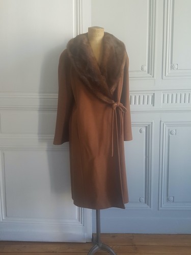 Superbe manteau camel laine - superbe,