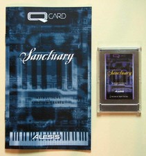 Alesis Sanctuary QCard with Booklet, Case, LIFETIME Warranty! QS Card Rare