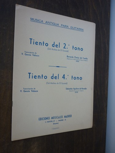 Partitions guitare velasco - guitare,